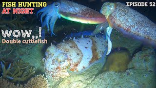 NIGHT SPEARFISHING EPISODE 52  FISH HUNTING AT NIGHT [upl. by Dlorah861]