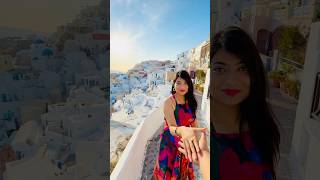 thedreamlandswitzarland dream travel santorini honeymoon lovestatus viralshorts ytshort [upl. by Eednac]