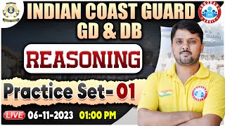 Indian Coast Guard 012024 ICG Reasoning Practice Set 01 ICG GDDB Reasoning By Rohit Sir [upl. by Airegin184]