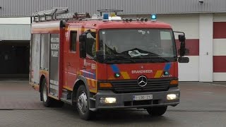 PRIMEUR Autopomp P27 Brandweer voorpost Haacht met spoed naar een brand gebouw [upl. by Fitton]