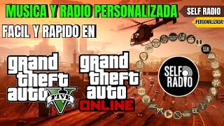 RADIO PERSONALIZADA GTA V  COMO PONER TU PROPIA MUSICA EN RADIO GTA VONLINE PC TUTORIAL 2024 [upl. by Cecile]