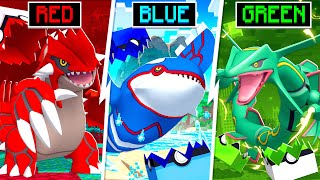 RED Vs BLUE Vs GREEN Pokemon RACE In PIXELMON [upl. by Tisman]