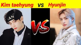 Kim Taehyung VS hyunjin comparison ❤️❤️🥰  viral bts kpop [upl. by Eirolam385]