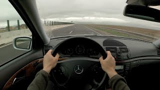 2005 Mercedes Benz E200 Kompressor  POV Drive Binaural Audio [upl. by Anelahs50]