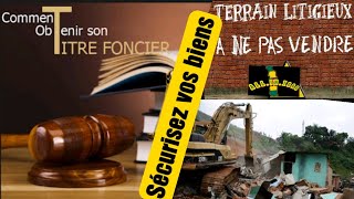 Togolais du monde entier  Démarches pour Immatriculer vos terrains  Evitez les litiges fonciers [upl. by Noeruat]