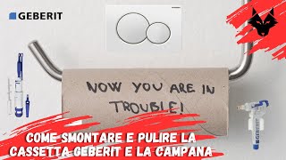 Come smontare e pulire la cassetta e la campana della geberit [upl. by Keir873]