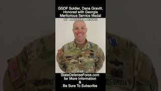 GSDF Soldier Dana Gravitt Honored with Georgia Meritorious Service Medal for Lifesaving Actions [upl. by Eybba]