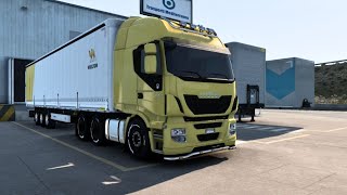 Italia  Iveco Stralis Hi Way  Wielton Trailer  De Bari a Tarento  ETS2 [upl. by Sayette]