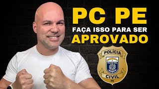 Concurso PC PE  como ser aprovado para agente e escrivão [upl. by Matthaeus]