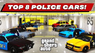 TOP 8 POLICE CARS in GTA 5 Online  Best Police Cars in 2024 [upl. by Dick593]