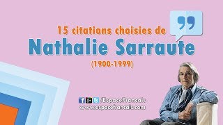 15 citations choisies de Nathalie Sarraute [upl. by Kan]