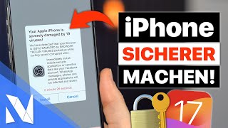 iPhone SICHERER MACHEN Schutz vor Hackern Betrügern amp Viren  Tipps amp Tricks  NilsHendrik Welk [upl. by Aeneg]