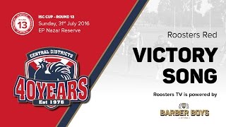 ROOSTERS TV Roosters Red Victory Song Round 13 [upl. by Aillicec682]