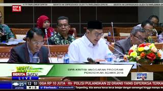 DPR Kritisi Kenaikan Alokasi Anggaran Kemenag [upl. by Harihs]