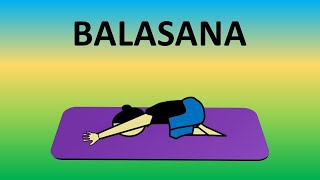 Balasana  Child Pose  Health Benefits [upl. by Willman]