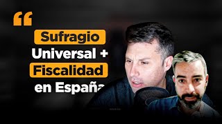 Sufragio universal fiscalidad en España inmigración pensiones  con Javier del Plib de BCN [upl. by Nassi251]