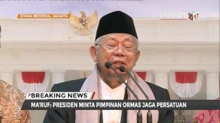 Ketua MUI Presiden Perintahkan Kasus Ahok Diproses [upl. by Stempien]