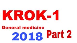 Krok 1  Medicine 2018 part 2 with explanation clinical QA  MisMedicine [upl. by Siroved405]