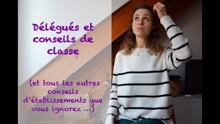 Délégués et conseils de classe [upl. by Maxi]