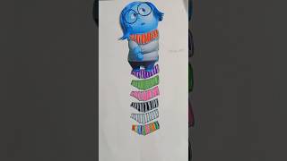 which colour is perfect sweater 😂 Sadness viralvideo insideout2 part4 art drwing shortvideo [upl. by Garlinda]