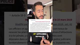 Un policier ou un gendarme peutil refuser de prendre votre plainte  policier droit penale [upl. by Ahsieket132]