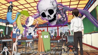 Anime Review A Terrified Teacher at Ghoul School Episode 1 [upl. by Tewell963]