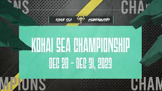 KOHAI SEA CHAMPIONSHIP SEASON 2 FORMAT [upl. by Eimas51]