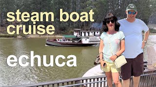 A cruise on the paddle steamer Pevensey on the Murray River  Echuca [upl. by Ilac]