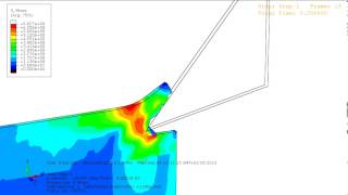 Abaqus  Chip formation  Cut process [upl. by Scrivenor608]