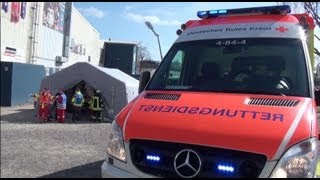 50 Verletzte nach Massenpanik in Kasseler Stadion  Großübung MANV 50 Feuerwehr Kassel  20042013 [upl. by Tterraj]