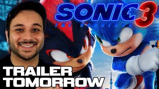 SONIC MOVIE 3 TRAILER TOMORROW amp Some Sparking Zero [upl. by Dudden]