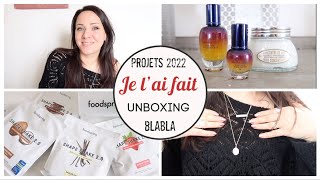 VLOG  Projets 2022  Je lai fait  unboxing  blabla [upl. by Hanaj]