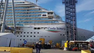 Costa Venezia in anteprima le immagini della nuova ammiraglia [upl. by Nnaitsirk]