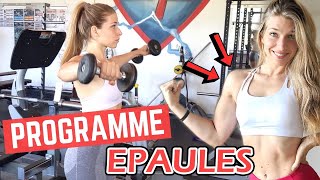 💪 LE MEILLEUR ENTRAINEMENT EPAULE Femme [upl. by Ricard189]