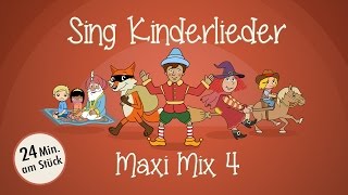 Sing Kinderlieder MaxiMix 4 Aramsamsam uvm  Kinderlieder zum Mitsingen  Sing Kinderlieder [upl. by Elagibba]