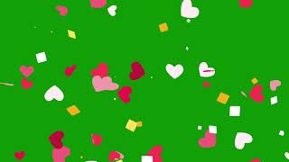 Confetti green screen  Confetti Green Screen HD Download  By Chroma Key VFX Graphics [upl. by Questa]