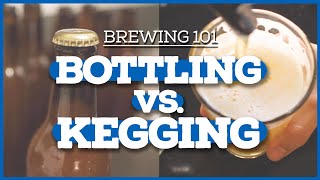 Home Brewing 101 BOTTLING VS KEGGING [upl. by Tikna909]