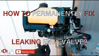 HOW TO FIX LEAKING FUEL VALVE MERCURY EVINRUDE TOHATSU NISSAN 35HP AND 25HP OUTBOARD MOTORS [upl. by Aibar579]