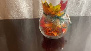 Easy way to make a fancy fall arrangement [upl. by Nwonknu]