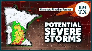 Monitoring potential for significant damaging winds in Minnesota [upl. by Miner]