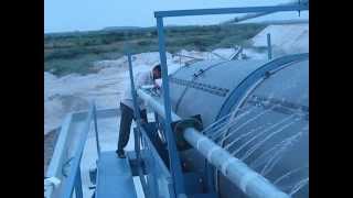 Silica Washing Turnkey Plant with Trommel ScreenAVI [upl. by Nappie]