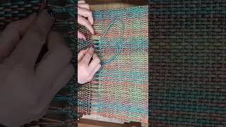 ◍ Finishing Touches Hemstitching amp Untying a Scarf from a Rigid Heddle Loom ◍ weaving rigidheddle [upl. by Minton]