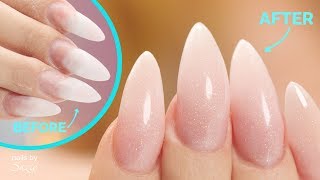 Acrylic Nail Fill and Makeover [upl. by Ellerahs]