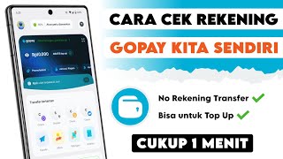 Cara Melihat Nomor Rekening GoPay Kita  Cek Nomor Rekening GoPay Sendiri [upl. by Weissman]