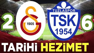 Galatasaray 2  6 Tuzlaspor  Tarihi hezimet [upl. by Latreese]