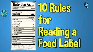 10 Rules For Reading a Food Label [upl. by Lebatsirhc]