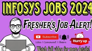 Infosys Off Campus Recruitment 2024  Hiring for Freshers  Apply Now [upl. by Wise538]