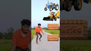 Rounding parle g biscuit to Alto Rollar Jcb amp Tractor  Vehicles names magic video [upl. by Brandy]