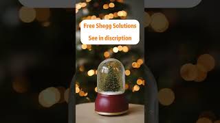 Free Chegg Solutions chegg freesolutions christmas [upl. by Phalan]