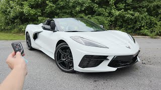 2021 Chevrolet Corvette Stingray Convertible 2LT C8 Start Up Exhaust Test Drive and Review [upl. by Nodanrb594]